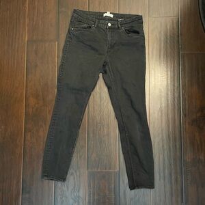 H&M Charcoal Denim Pants